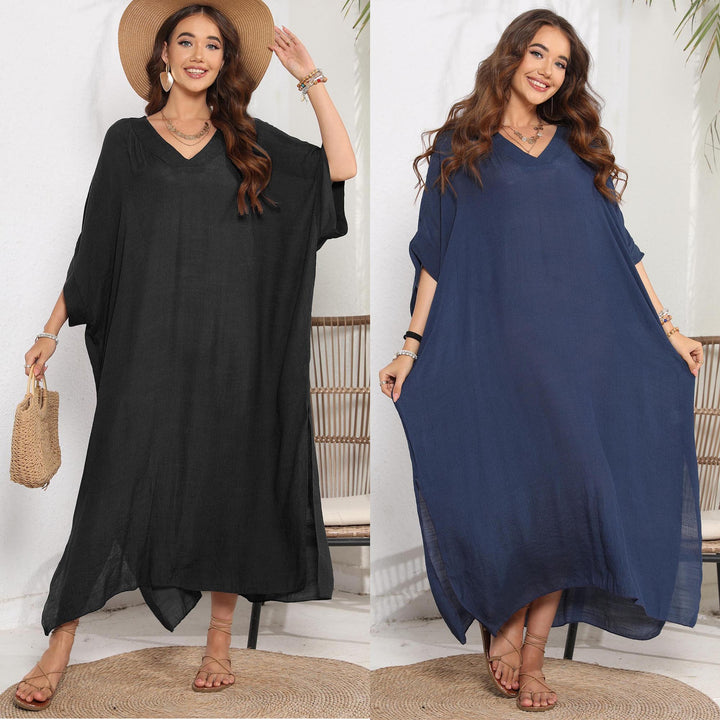 Ladies Tunic V Neck Dress Lune London