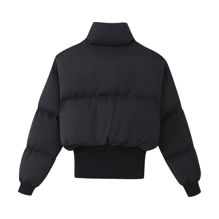 Quilted women’s jacket with high collar and practical drawstring Lune London