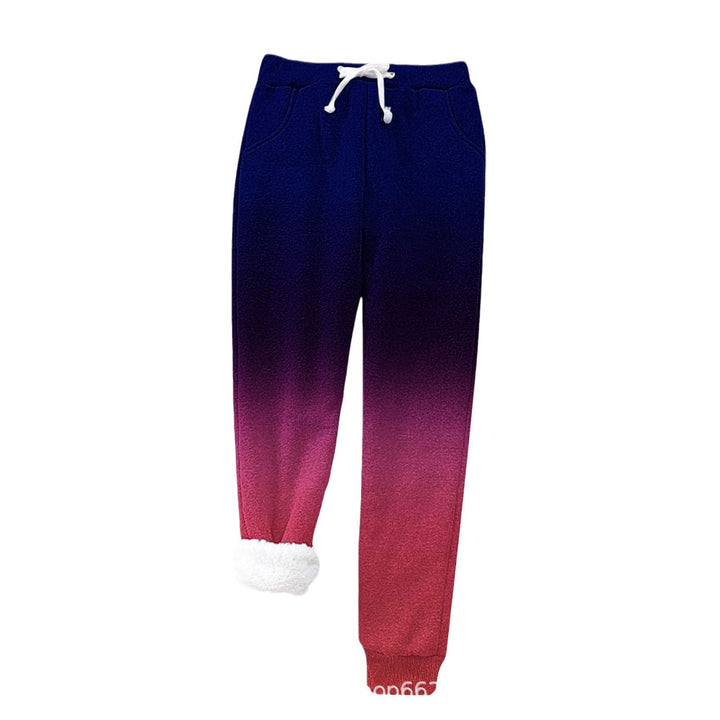 Fleece jogger pants for women with warm inner lining and elastic waistband Lune London