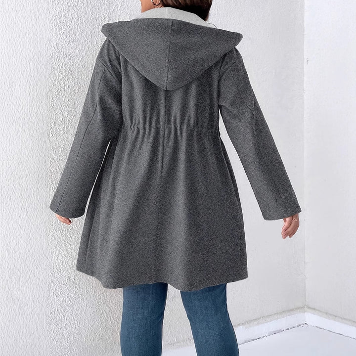 Ladies comfortable transition jacket with hood and drawstring Lune London
