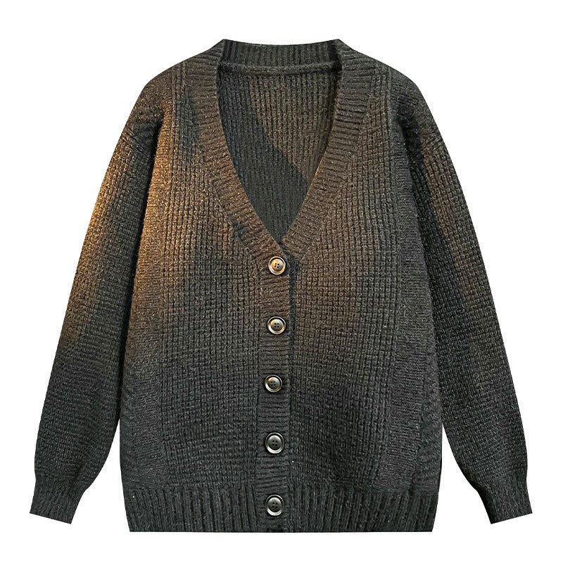 Dames Cardigan en Tricot Structuré à Col en V Lune London