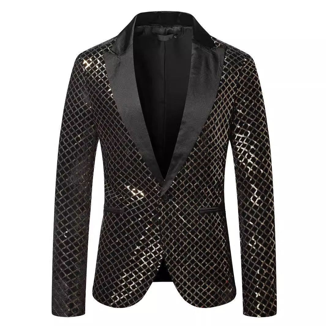 Glamorous sequined blazer jacket for women Lune London