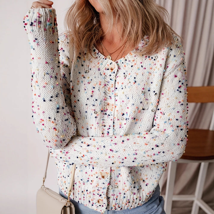Cardigan pour femmes avec motif coloré Chic & Stil