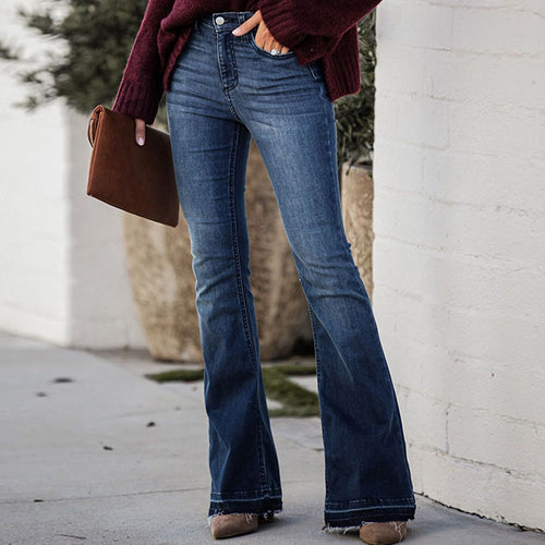 Women elegant bootcut jeans Lune London