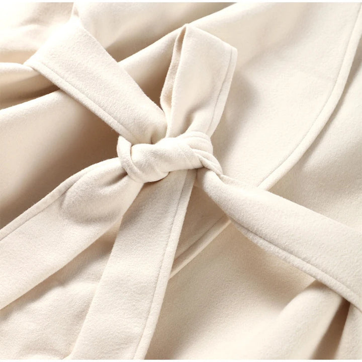 Elegant tie jacket for women with belt and chic cut Lune London