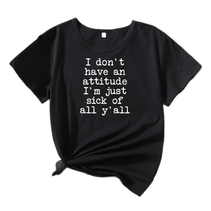 Lune London relaxed statement attitude t-shirt for women