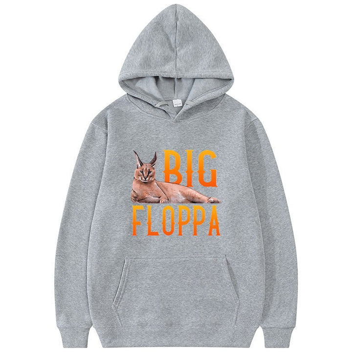 Women's hoodie with animal graphic design and cozy artificial fleece interior Chic & Stil