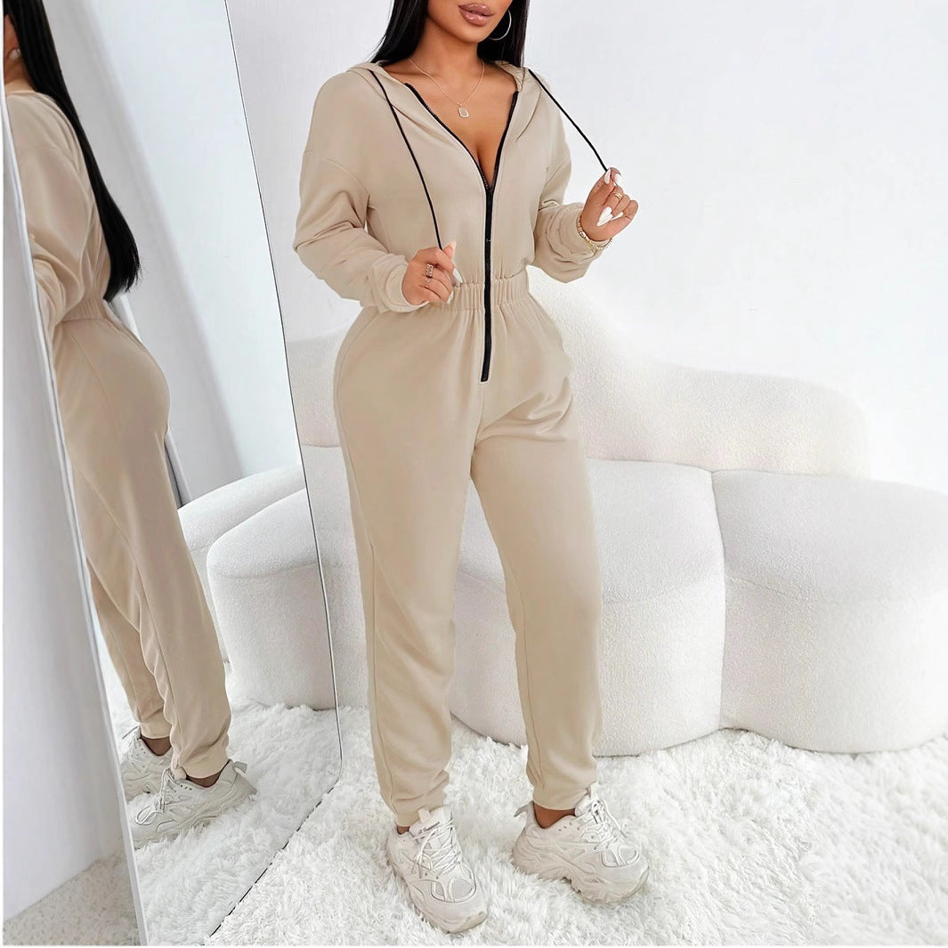 Ladies chic leisure jumpsuit