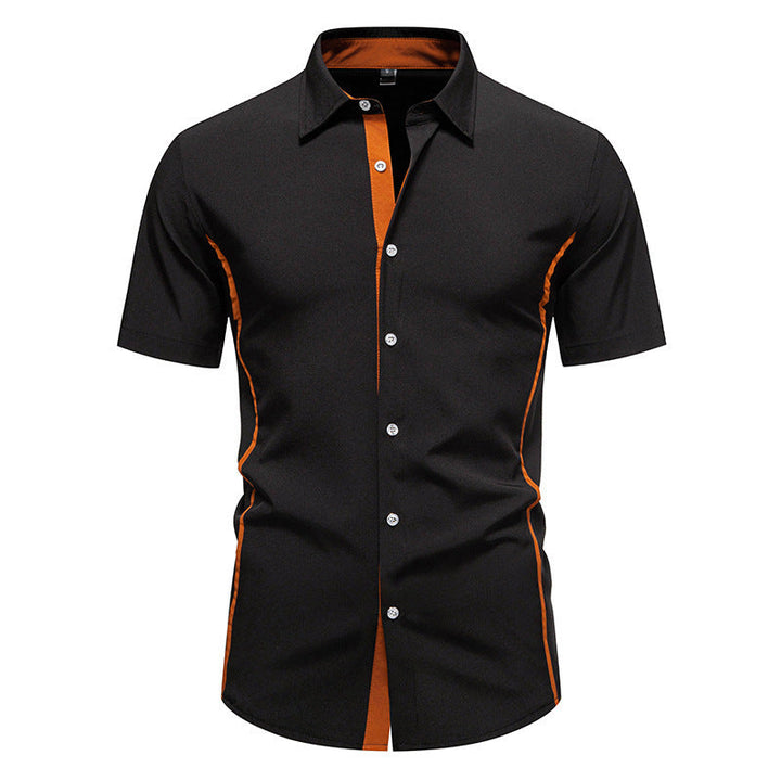 Men's Short Sleeve Shirt with Modern Cut Lune London