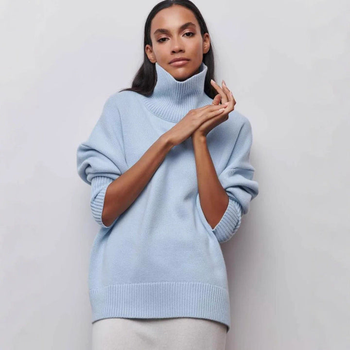 Women's Cozy Turtleneck Sweater Lune London