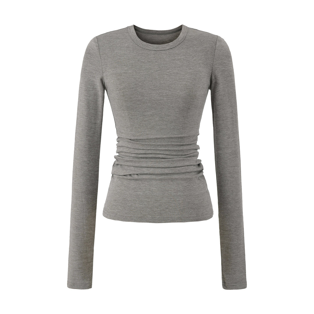 Lune London long sleeve blouse for women with gathers