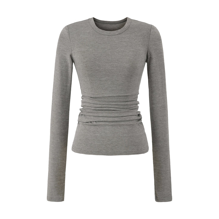 Lune London long sleeve blouse for women with gathers