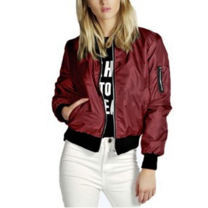 Bomber jacket for women with a relaxed fit and practical pockets Lune London