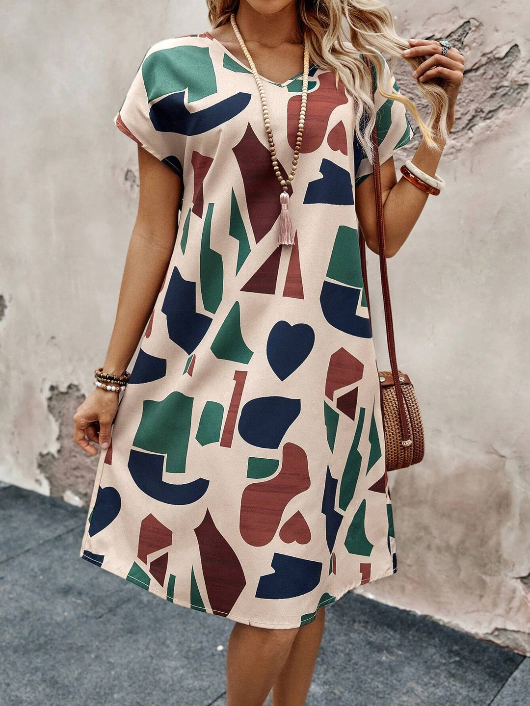 Lune London artistically printed maternity dress