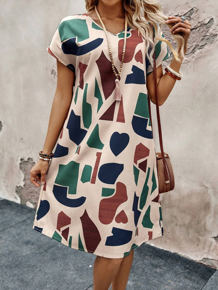 Lune London artistically printed maternity dress