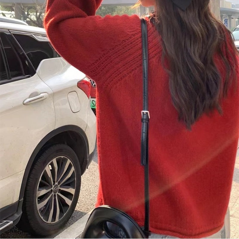 Comfortable knitted sweater for women with a relaxed fit and airy sleeves Lune London