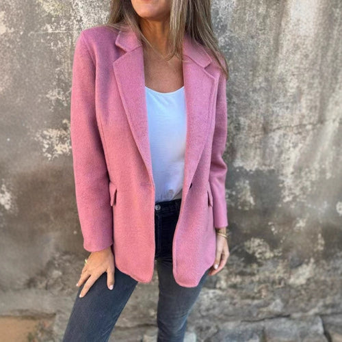 Veste blazer élégante pour femmes en matériau doux Lune London