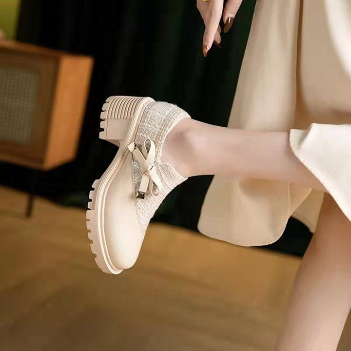 Ladies Elegant Loafers with decorative satin band and chic and stylish design