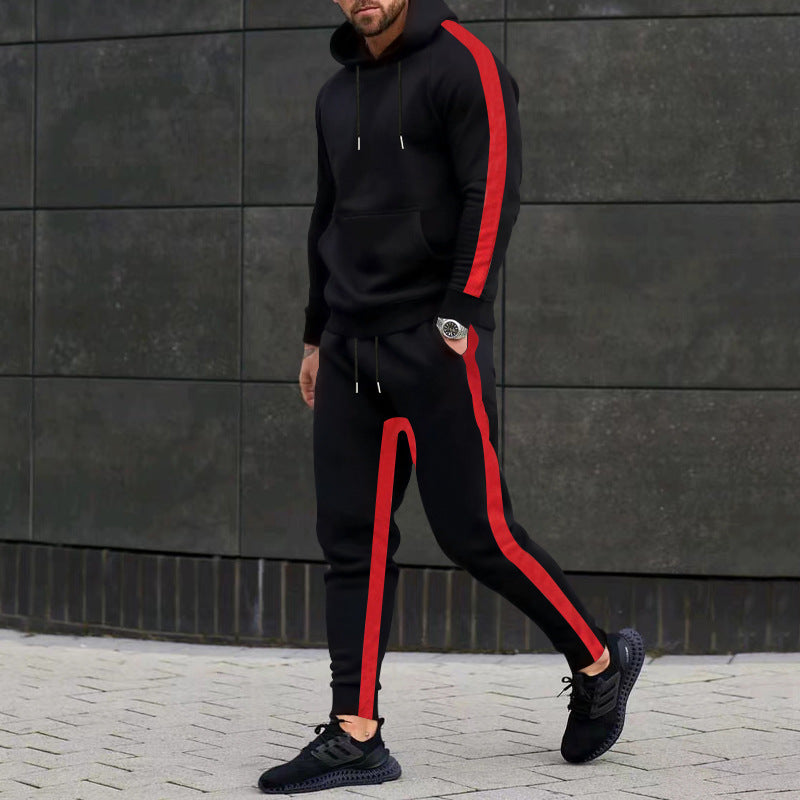 Men's sporty jogging jacket with contrasting side elements Lune London