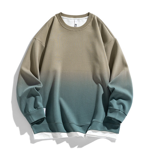 Lune London color gradient casual sweatshirt