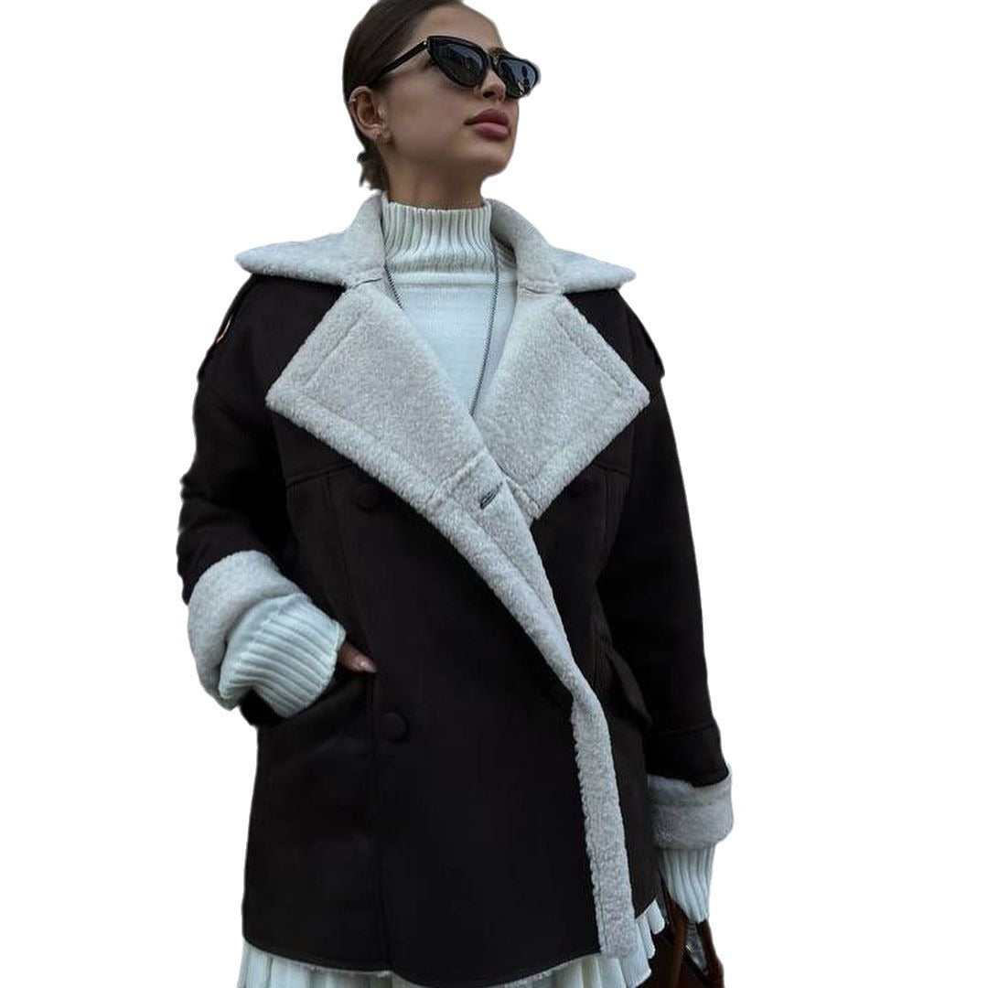 Ladies elegant oversized coat Lune London