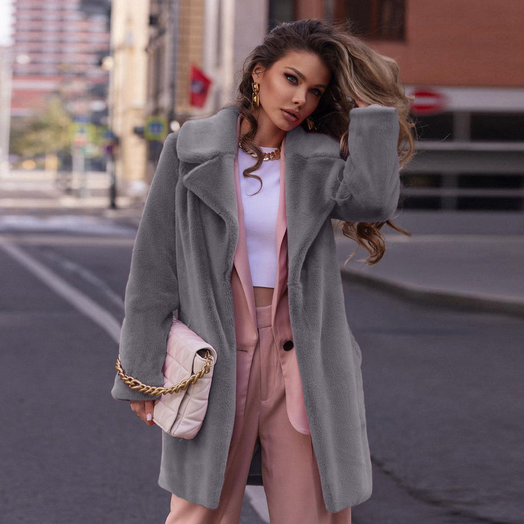 Ladies Flannel Blanket Coat Lune London