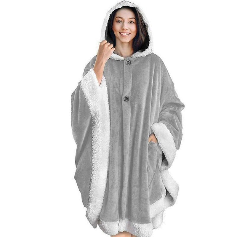 Ladies Cozy Hoodie Blanket Lune London