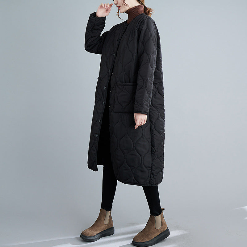 Lune London | Padded Jacket - Oversized Fit - Long Length - With Hood and Zipper
