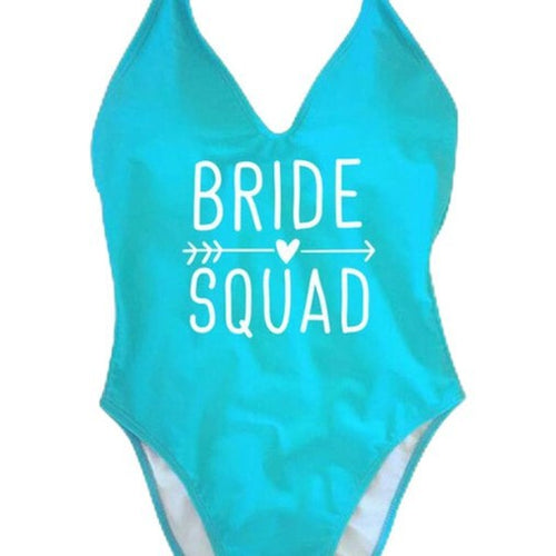 Ladies High-Cut Wedding Dress Party Monokini Swimsuit Lune London