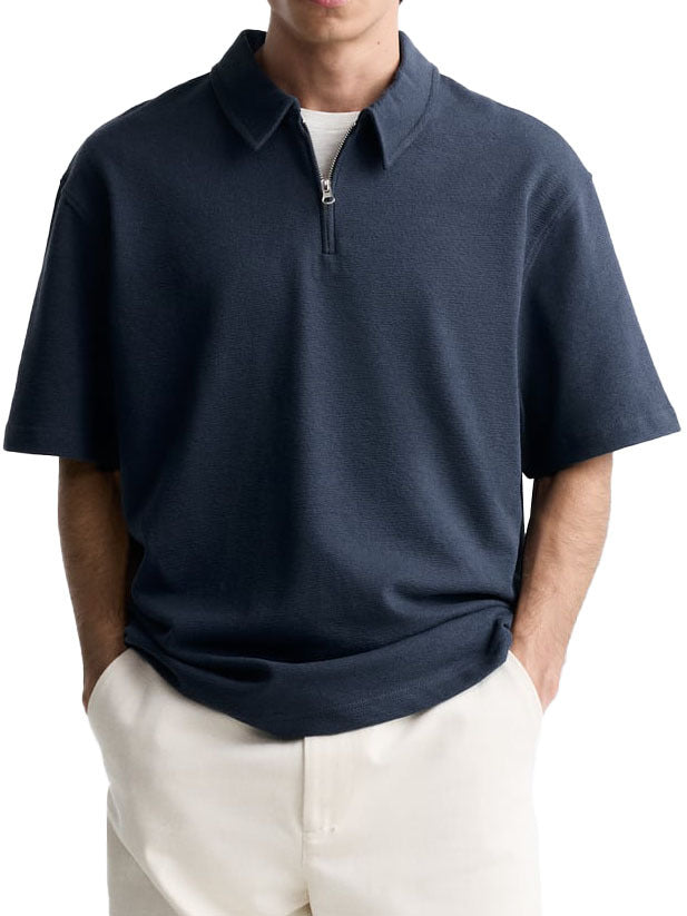 Men's polo with short zipper and high-quality fabric Chic and Style