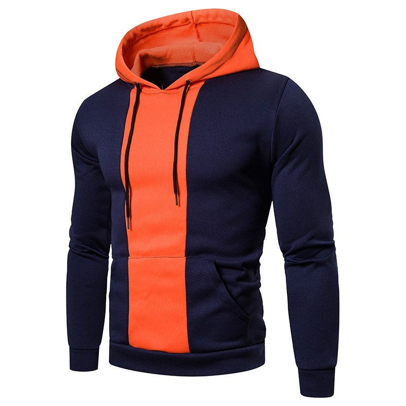 Men's hoodie with a modern color block design Lune London