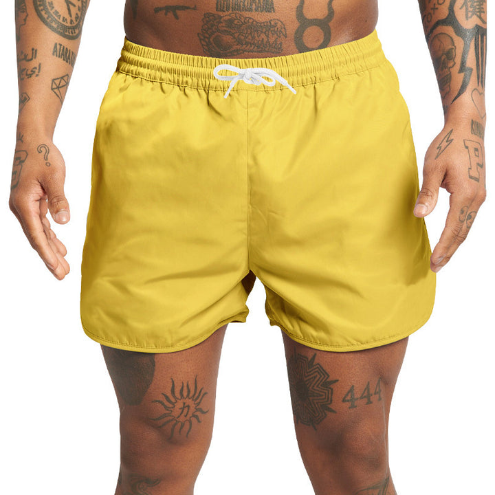 Shorts de bain pour hommes avec taille élastique et poches latérales pratiques Lune London