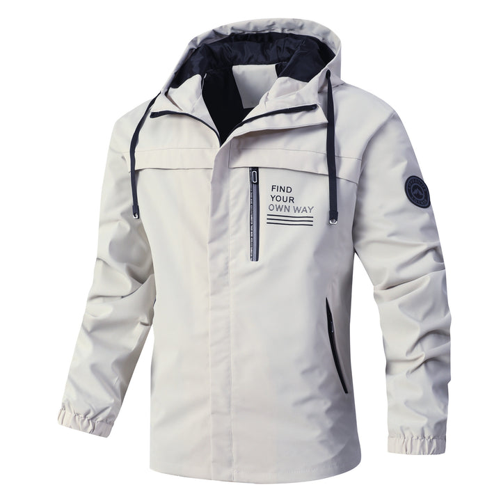 Lightweight men's jacket with adjustable hood Lune London