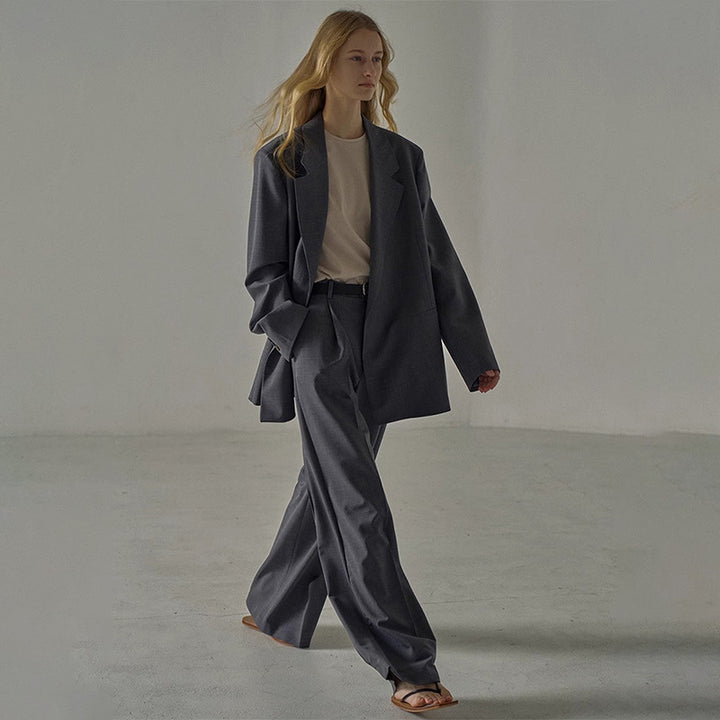 Blazer élégant surdimensionné pour femmes avec coupe noble Chic & Stil