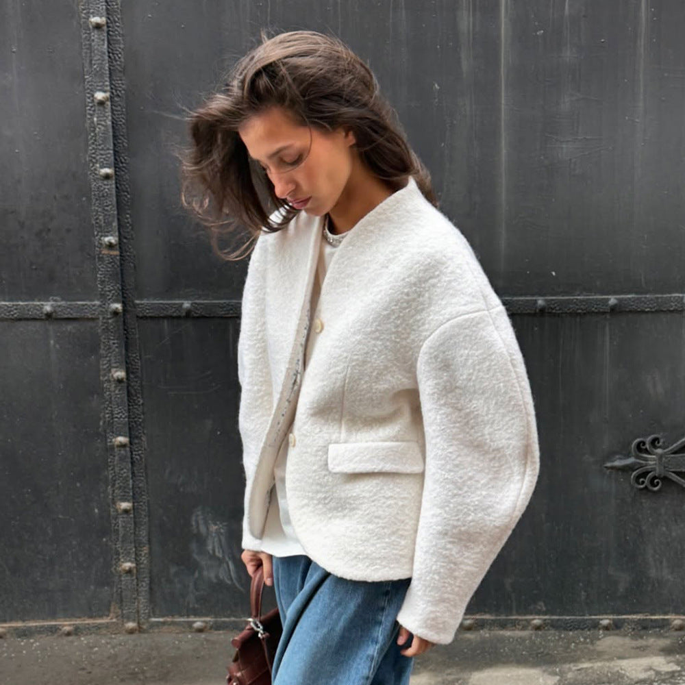 Ladies Chic Oversized Blazer Jacket Lune London