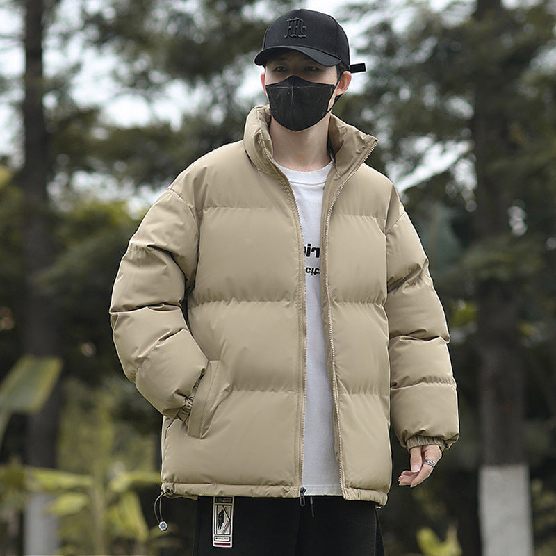 Isolated transition jacket for men with high collar Lune London