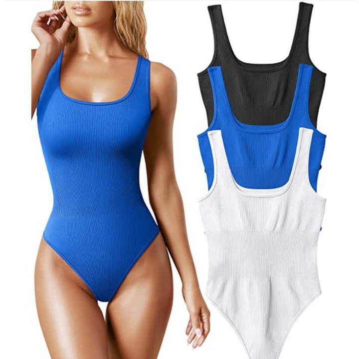 Lune London High Neck Ribbed Women's Swimsuit