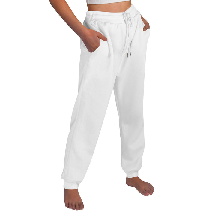 Comfortable women's jogging pants with elastic waistband and side pockets Lune London