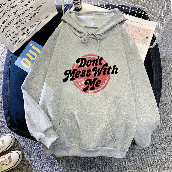 Women's hoodie with casual statement design Chic & Stil
