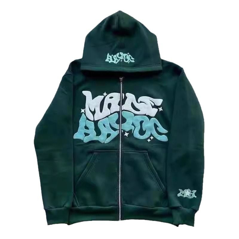Women Hoodie with unique graffiti design Chic & Stil