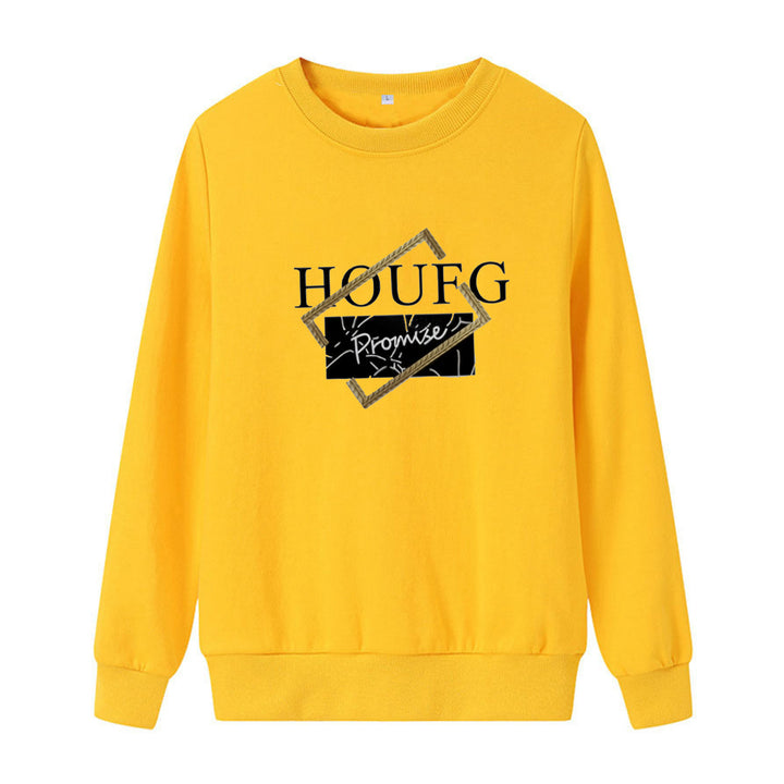 Women's casual sweatshirt with modern graphic print Chic & Stil