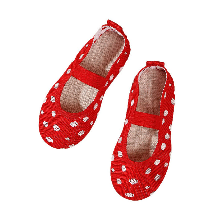 Women Light Dots Lune London Mary Jane Ballerina Flats