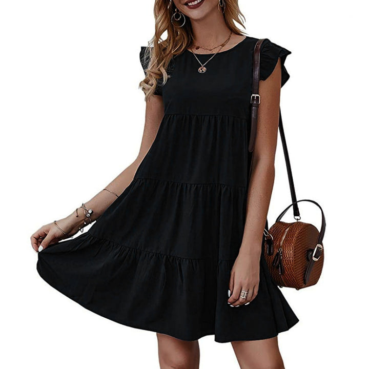 Casual dress for women with ruffle detail and elegant cut Lune London