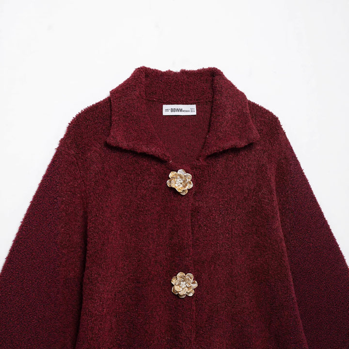 Veste en polaire confortable pour femme avec patte de boutonnage élégante Chic & Stil