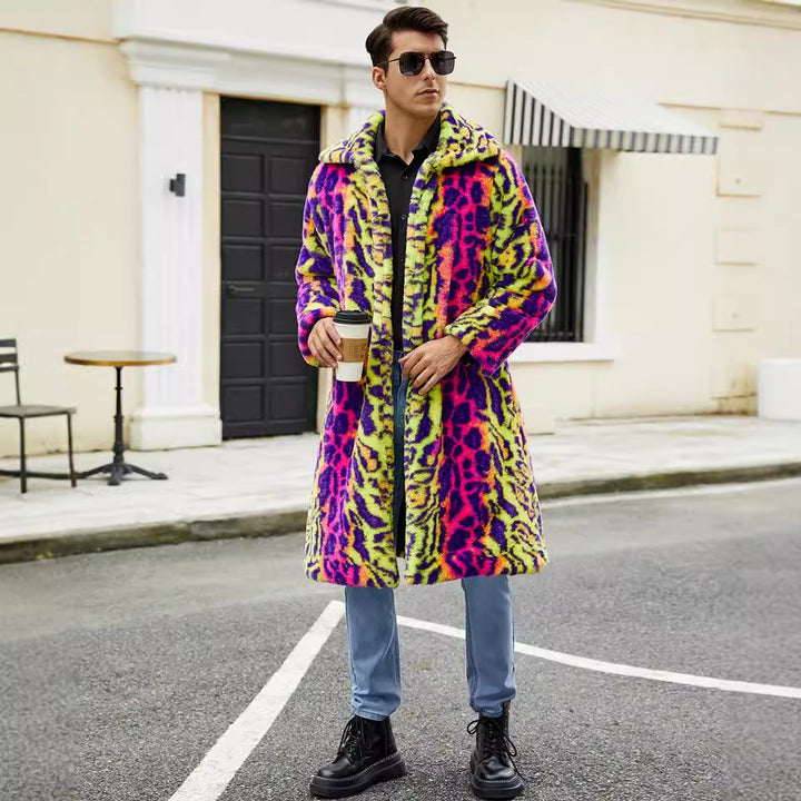 Lune London faux fur coat for men