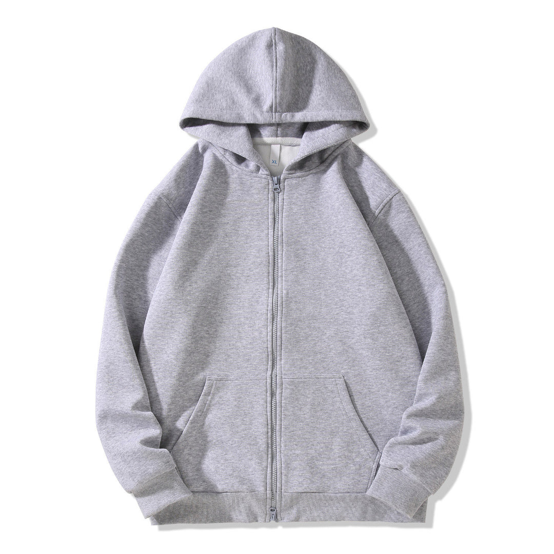Ladies hoodie jacket with full zip and practical pockets Chic & Stil