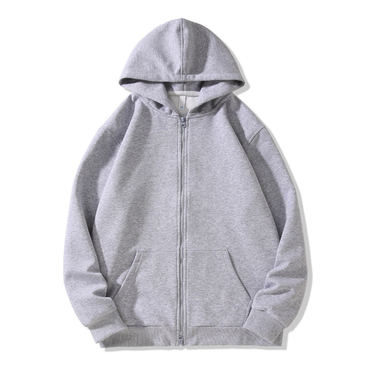 Ladies hoodie jacket with full zip and practical pockets Chic & Stil