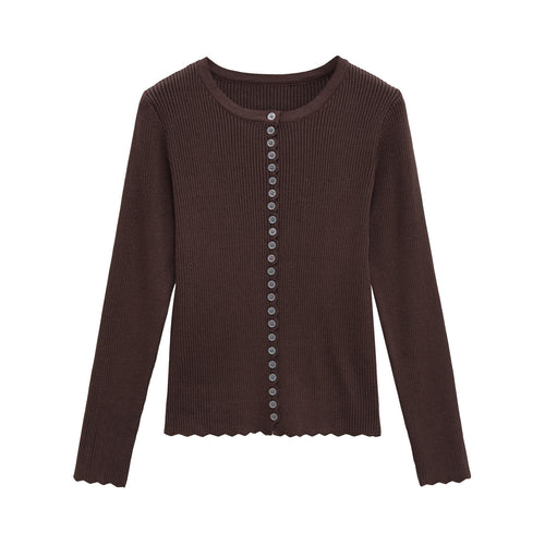Women’s knit jacket with decorative buttons Lune London