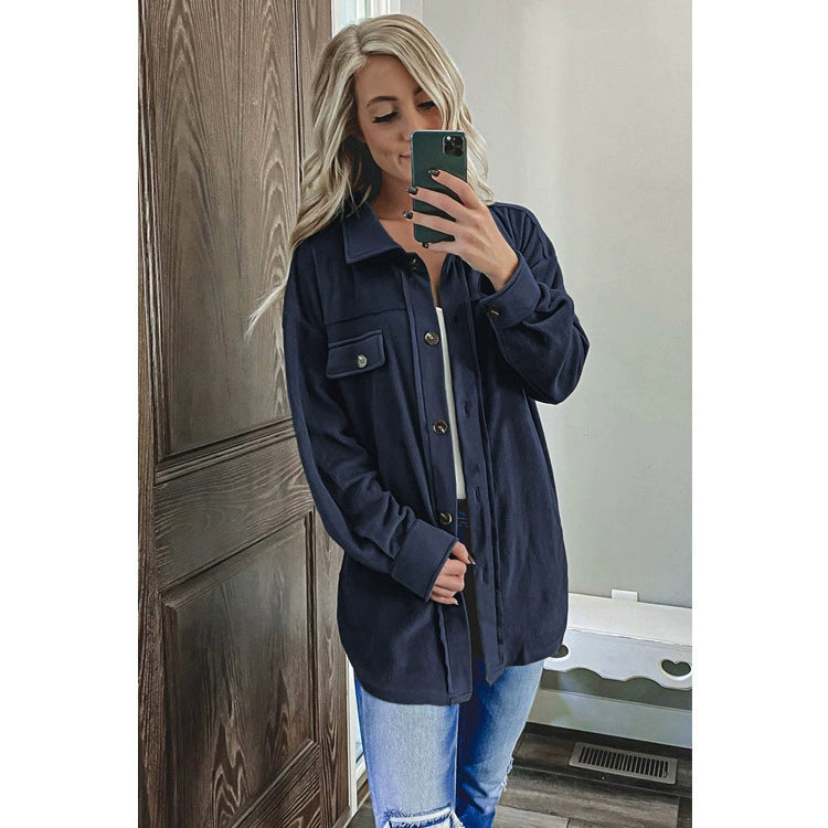 Lune London | Fleece Button Jacket.