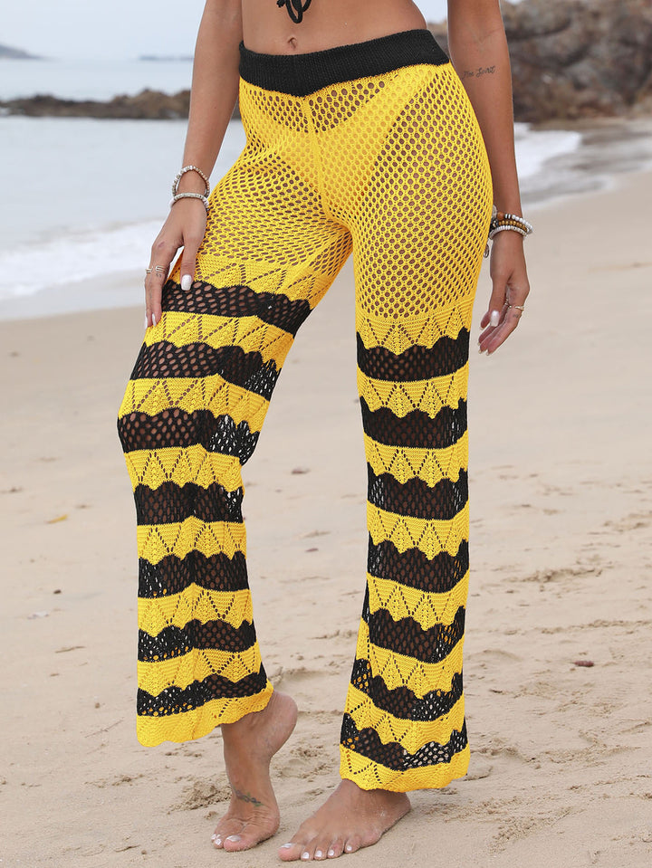 Ladies Crochet Beach Pants Lune London